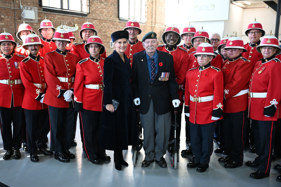 The Duchess of Edinburgh attends a Service of Remembrance at the St Catharine’s Cenotaph