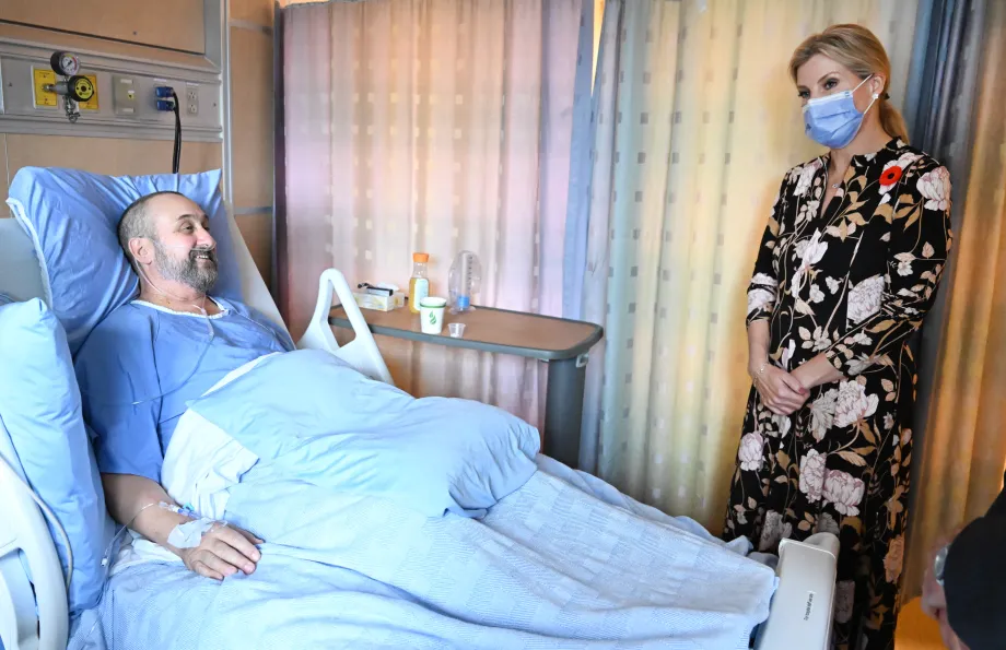 The Duchess of Edinburgh at Toronto General Hospital