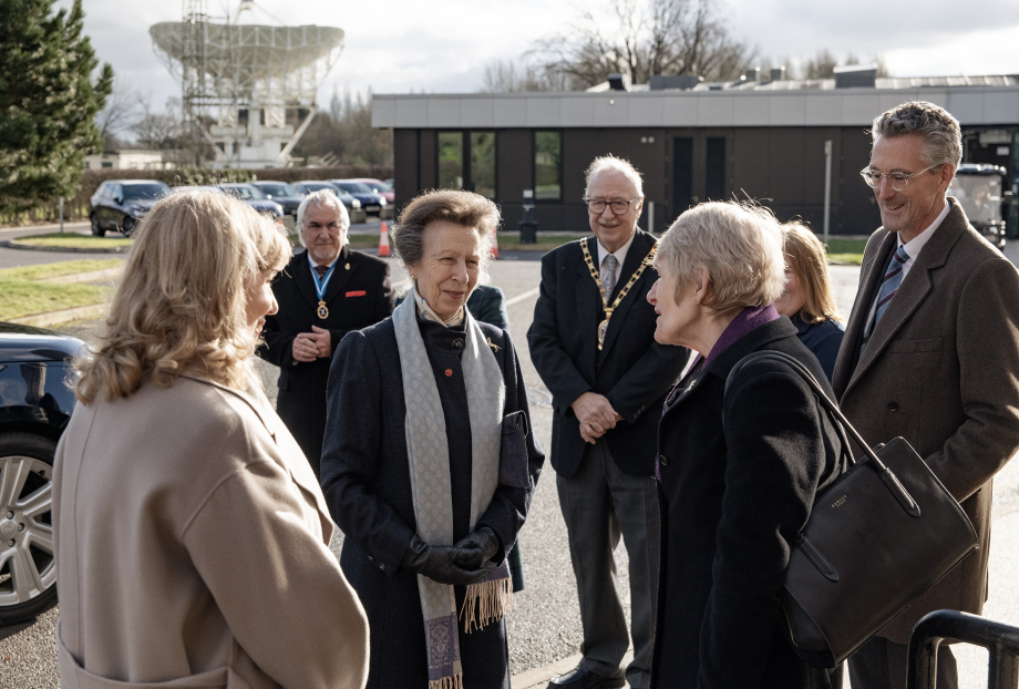 The Princess Royal visits Jodrell Bank Observatory