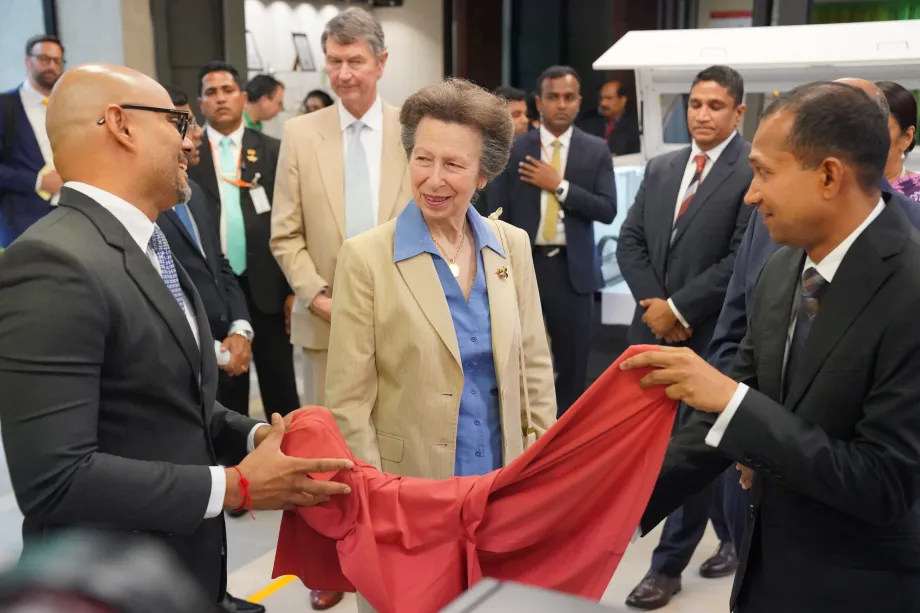 The Princess Royal in Sri Lanka