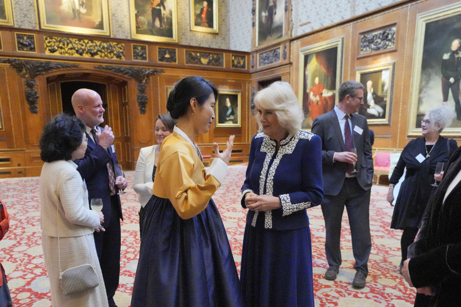 The Queen attends a reception for the Centenary of Queen Mary's Dolls' House
