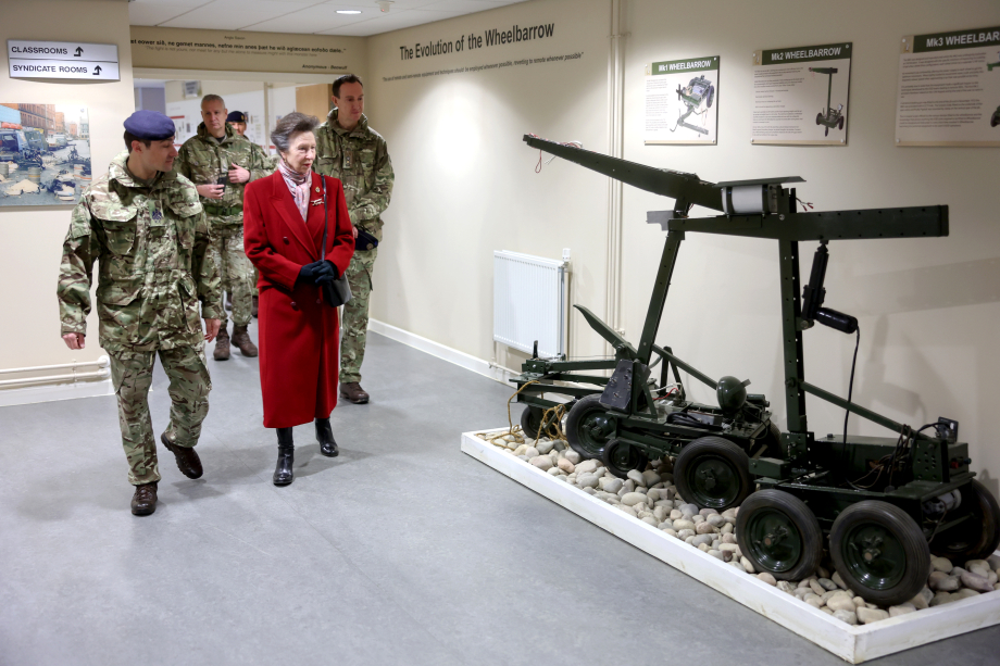 The Princess Royal has visited the Commonwealth War Graves Commission Headquarters for the first time as their President.   