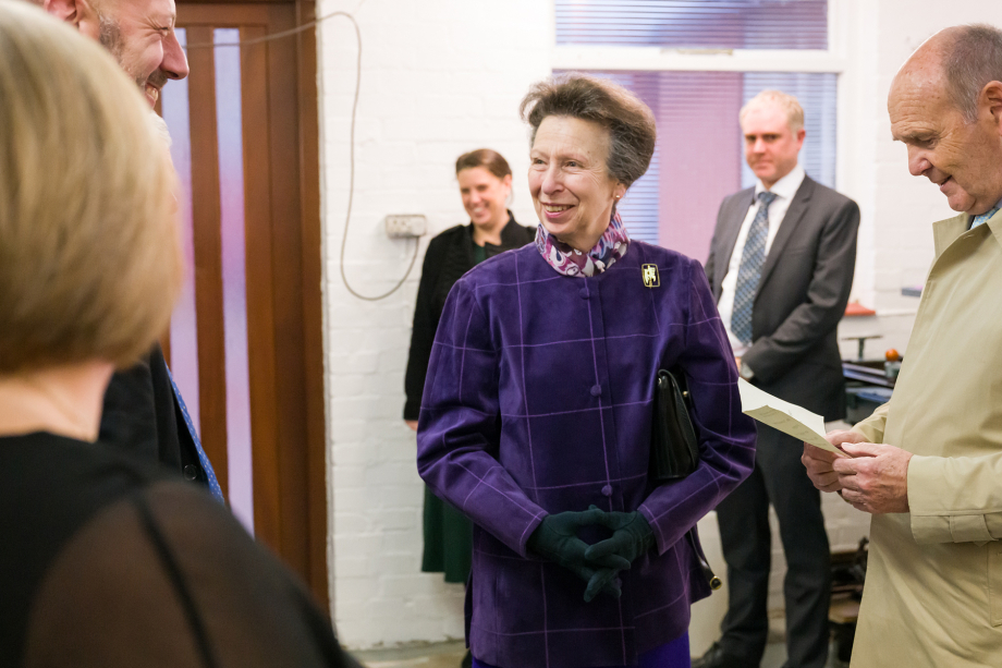 The Princess Royal at the UK Fashion and Textile Association Limited