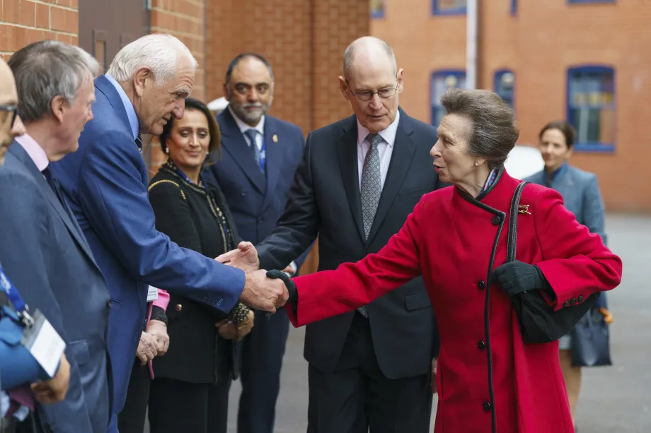 The Princess Royal thanking fundraisers
