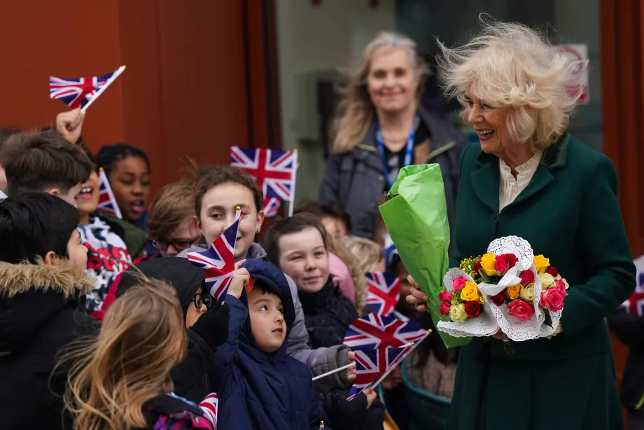 The Queen in Cambridge