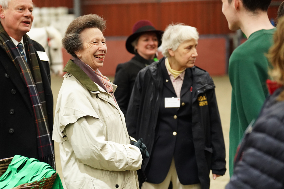 The Princess Royal visited London-based Wormwood Scrubs Pony Centre to see how it is benefiting children in the local area.