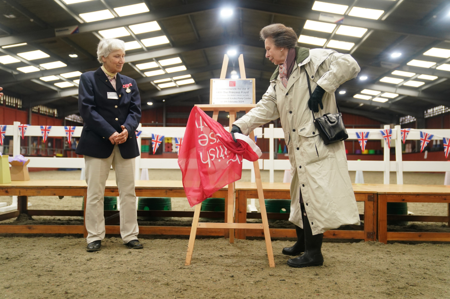 The Princess Royal visited London-based Wormwood Scrubs Pony Centre to see how it is benefiting children in the local area.