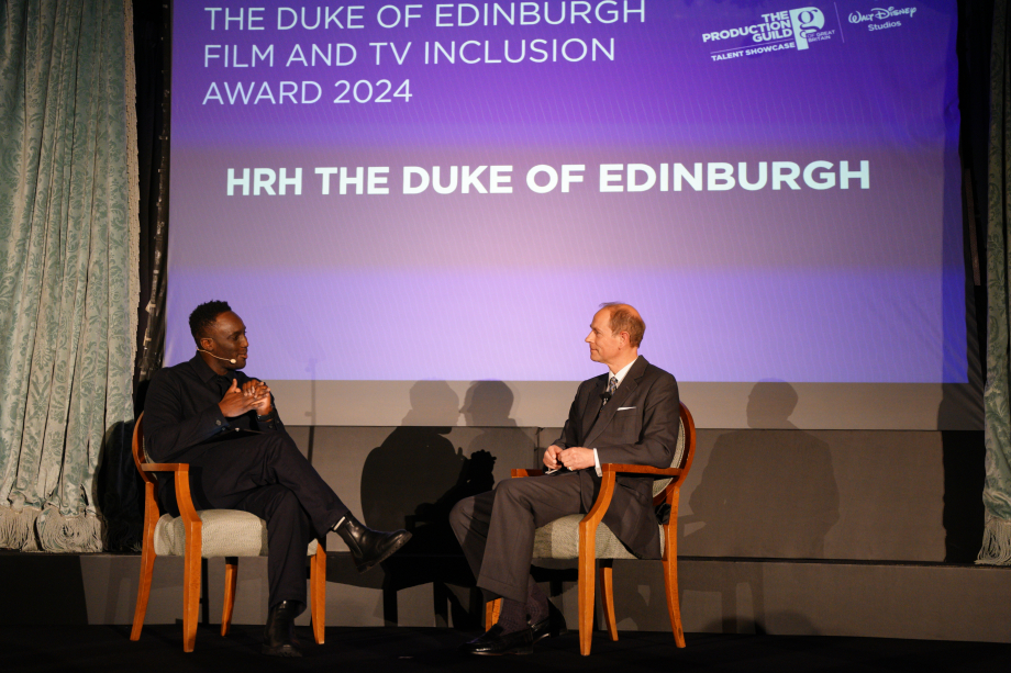 His Royal Highness The Duke of Edinburgh presented the Duke of Edinburgh Film and TV Inclusion Award to Million Youth Media