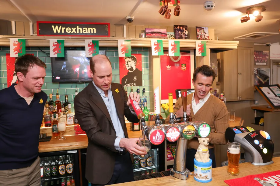 The Prince of Wales visits Wrexham