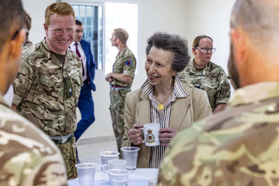 The Princess Royal visits Donelley Lines