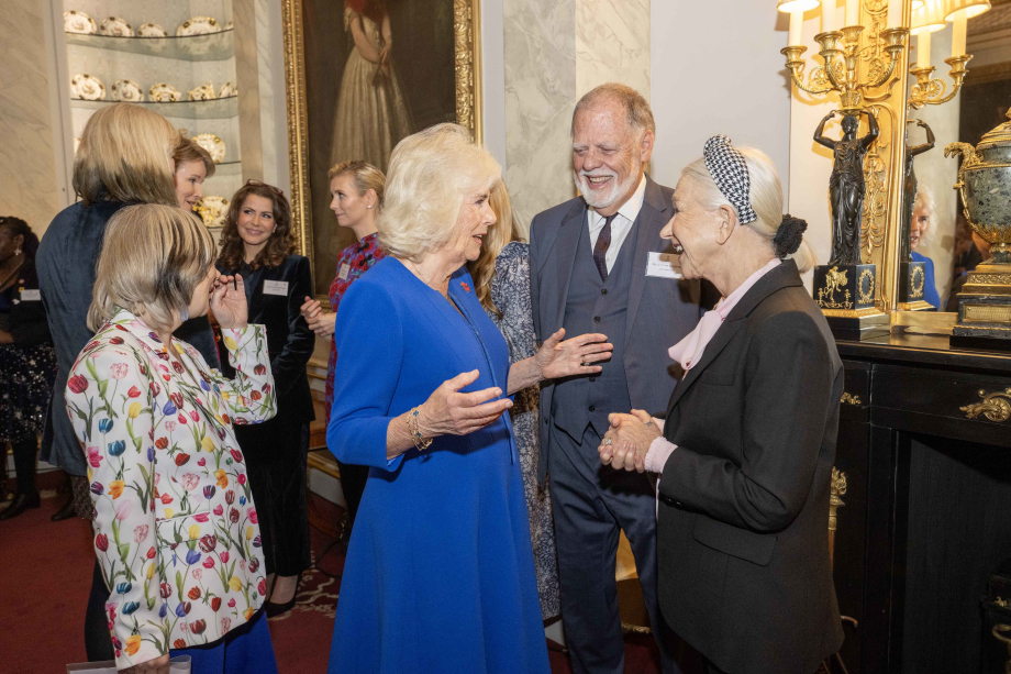 The Queen speaks to Helen Mirren