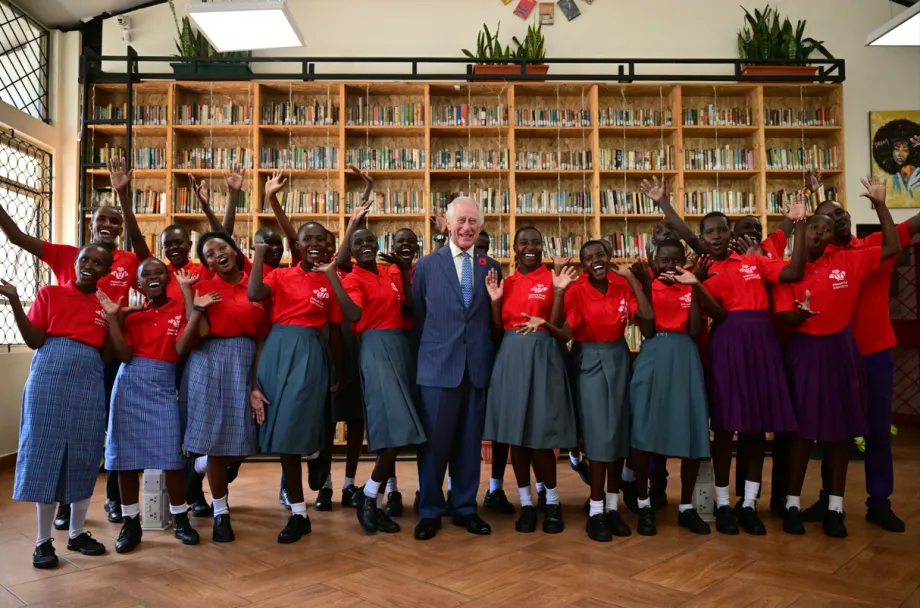 The King at a Prince's Trust International event