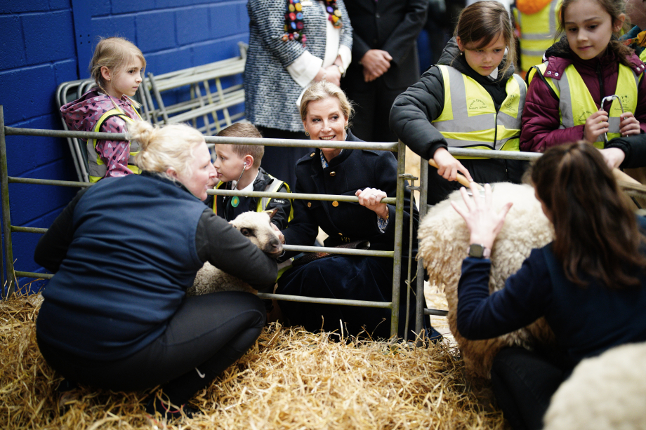 The Duchess of Edinburgh at a Field to Food Learning Day