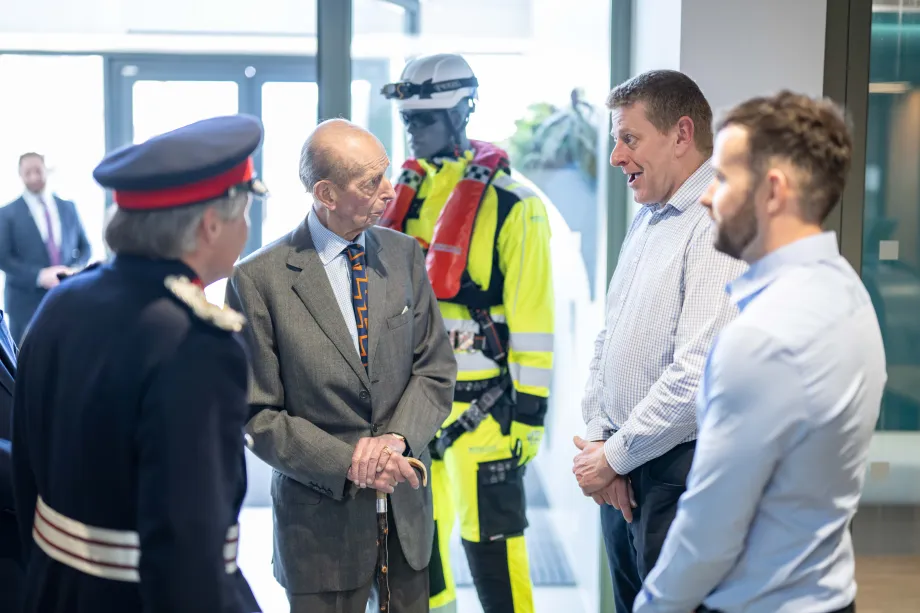The Duke of Kent visits Fraserburgh to mark 55 years as President of RNLI
