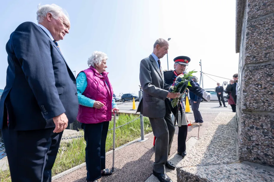 The Duke of Kent visits Fraserburgh to mark 55 years as President of RNLI