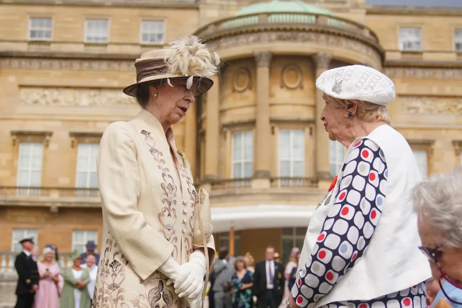 The Princess Royal hosts a garden party