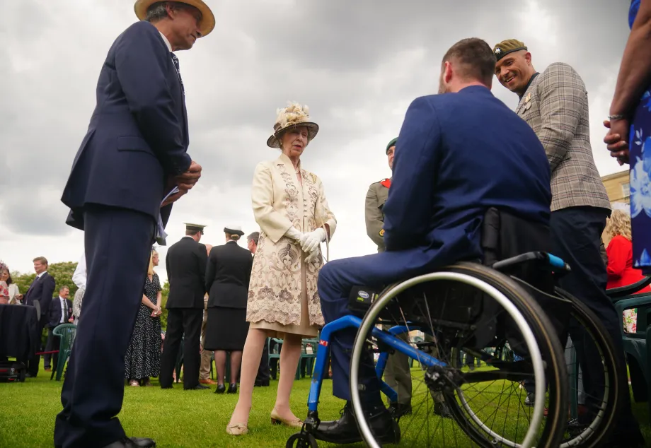 The Princess Royal hosts a garden party