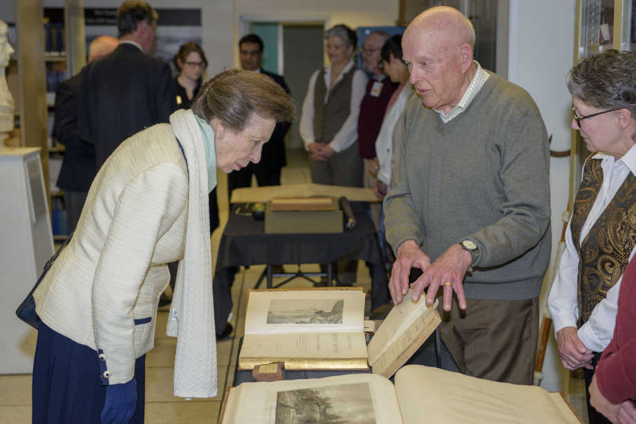 The Princess Royal visits the Maritime Museum of British Columbia Archive 