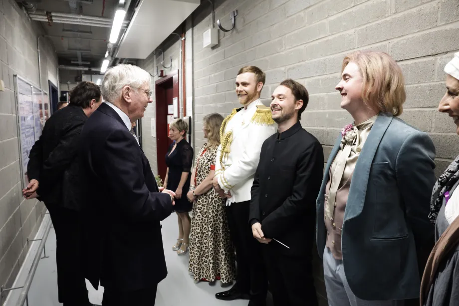 The Duke of Gloucester visits Northern Ireland Opera