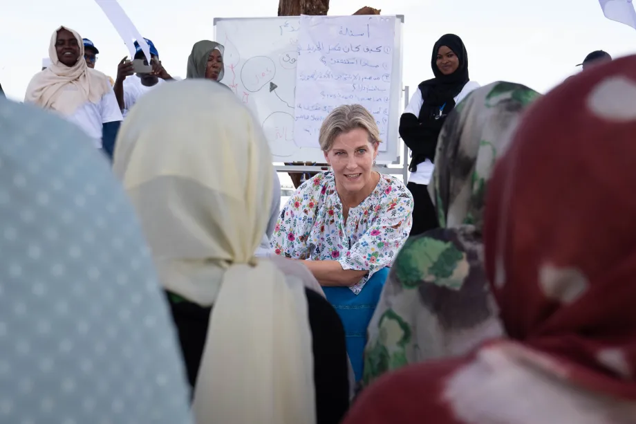 The Duchess of Edinburgh visits Chad