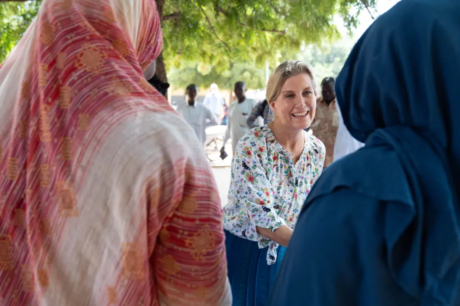 The Duchess of Edinburgh visits Chad