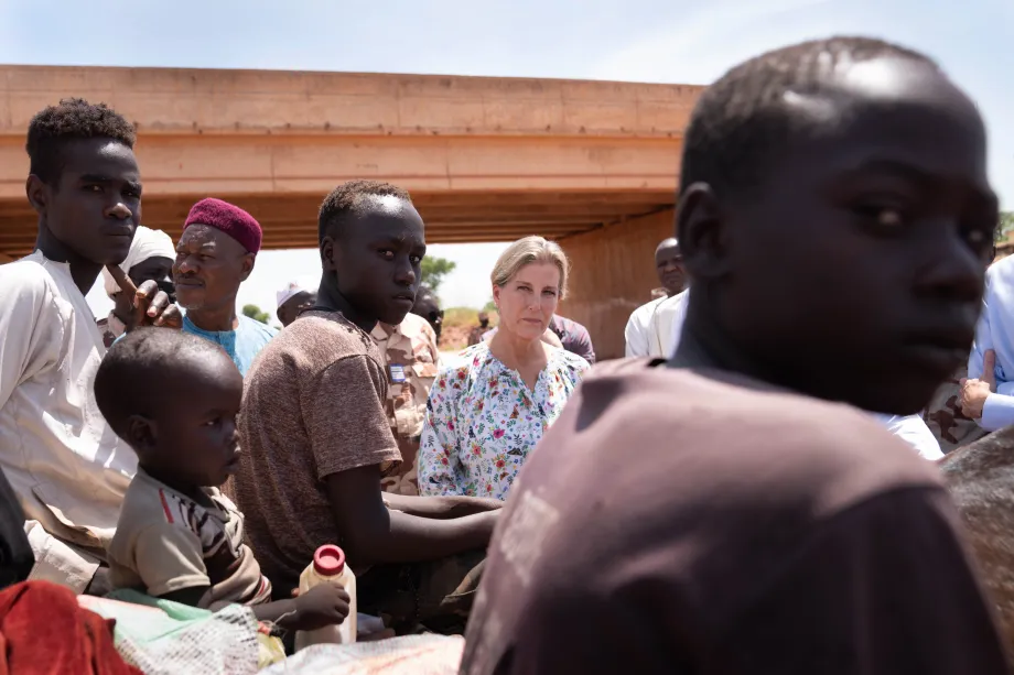 The Duchess of Edinburgh visits Chad