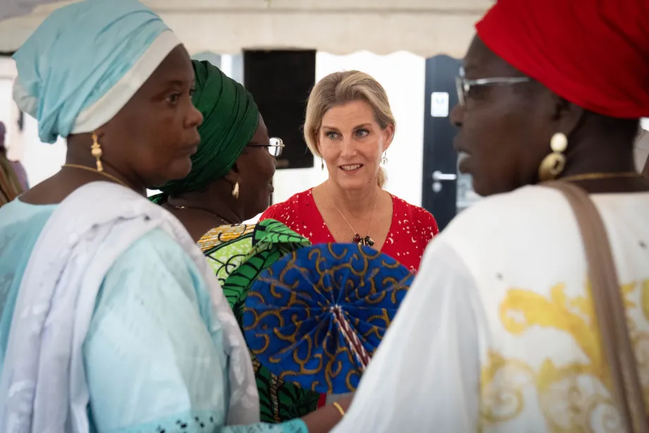 The Duchess of Edinburgh visits Chad