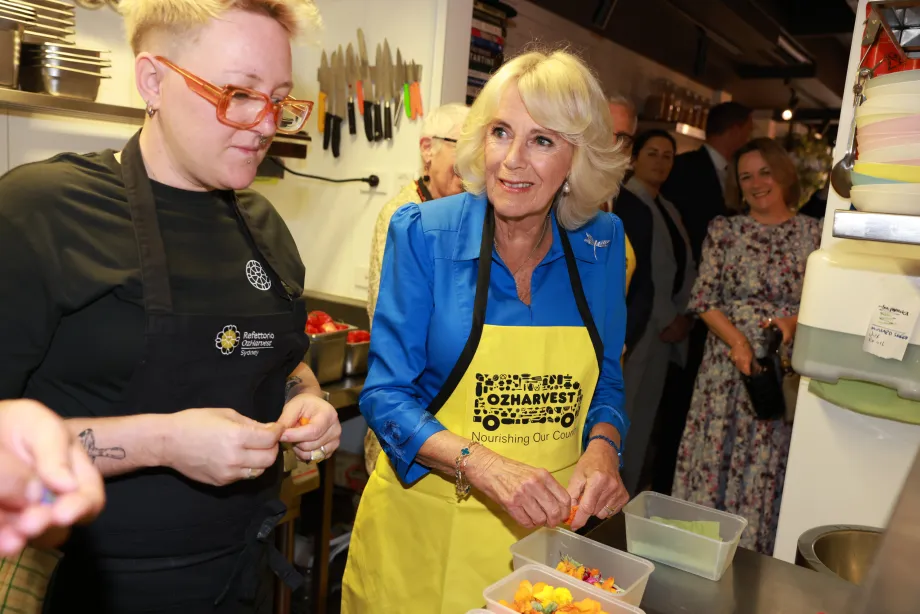 The Queen at OzHarvest