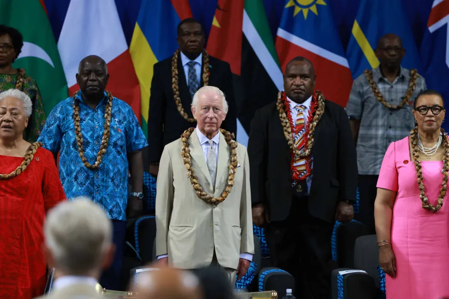 The King at CHOGM