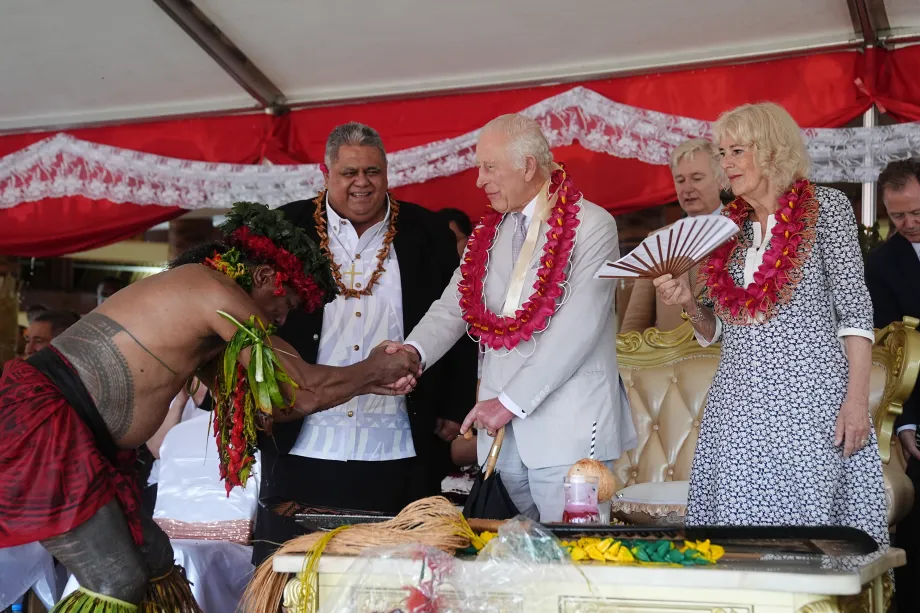 The King and Queen in Samui Village