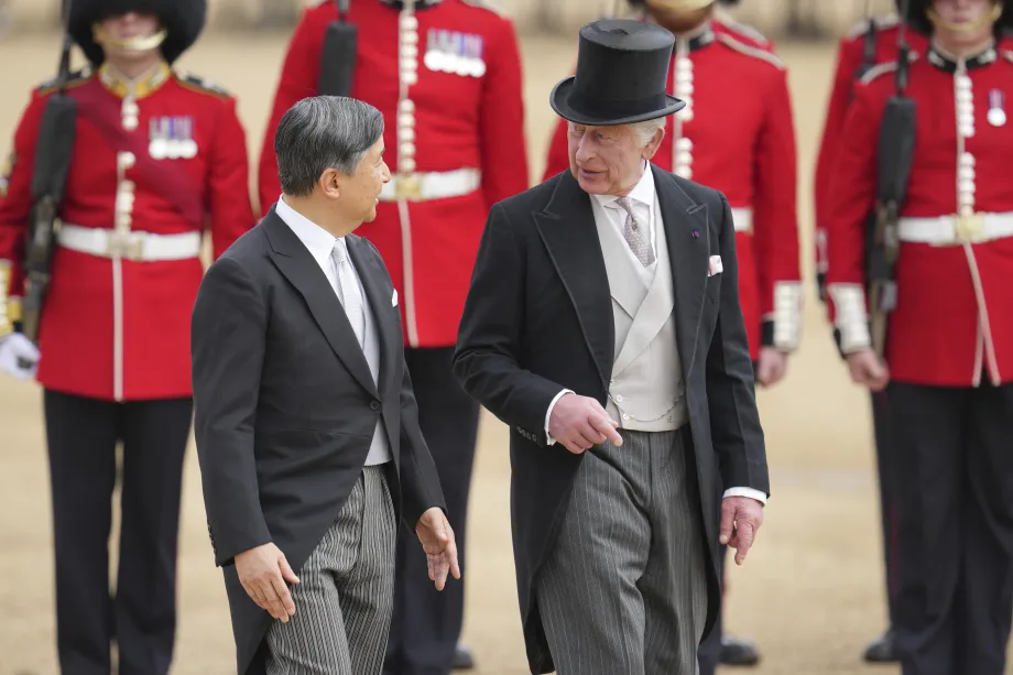 Ceremonial welcome on Horse Guards Parade