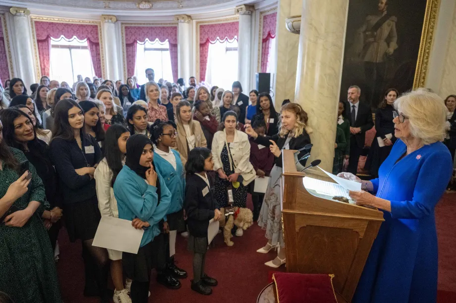 The Queen speaks at International Women's Day reception