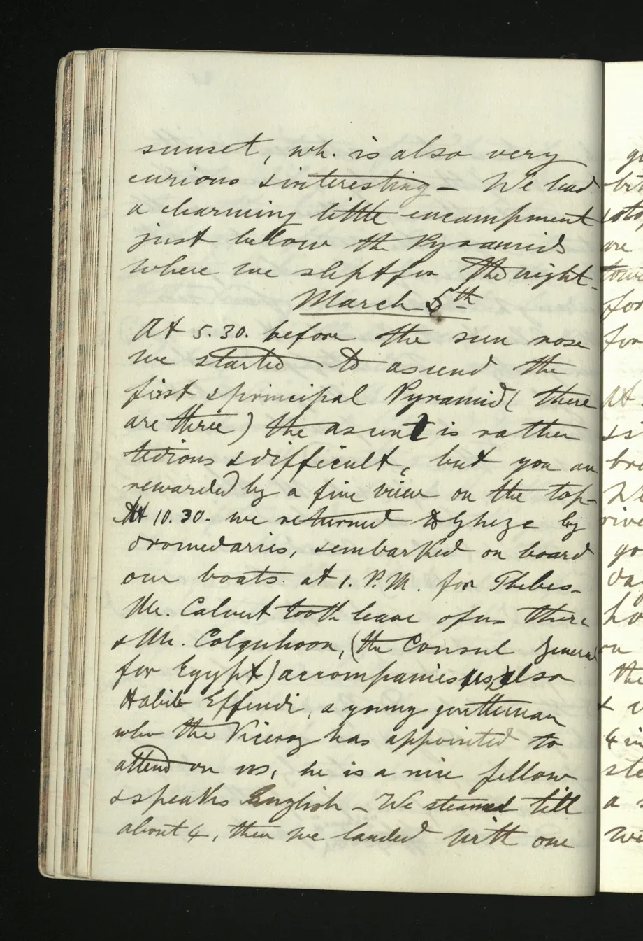 Diary entry