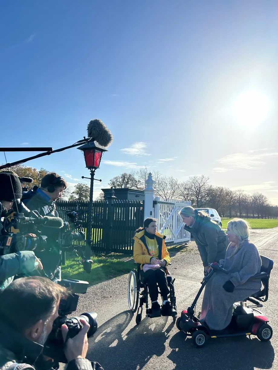 The Duchess of Edinburgh joins a Children in Need challenge