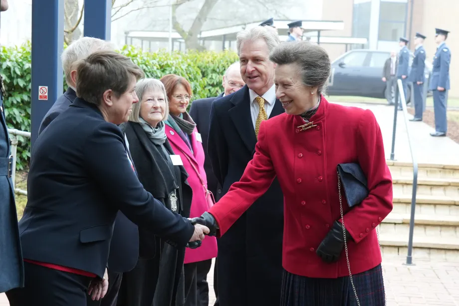 The Princess Royal visits Capita's Fire Service College