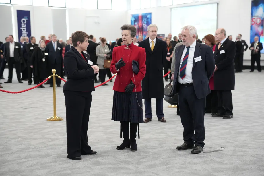 The Princess Royal visits Capita's Fire Service College