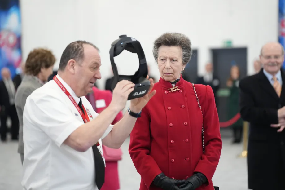 The Princess Royal visits Capita's Fire Service College