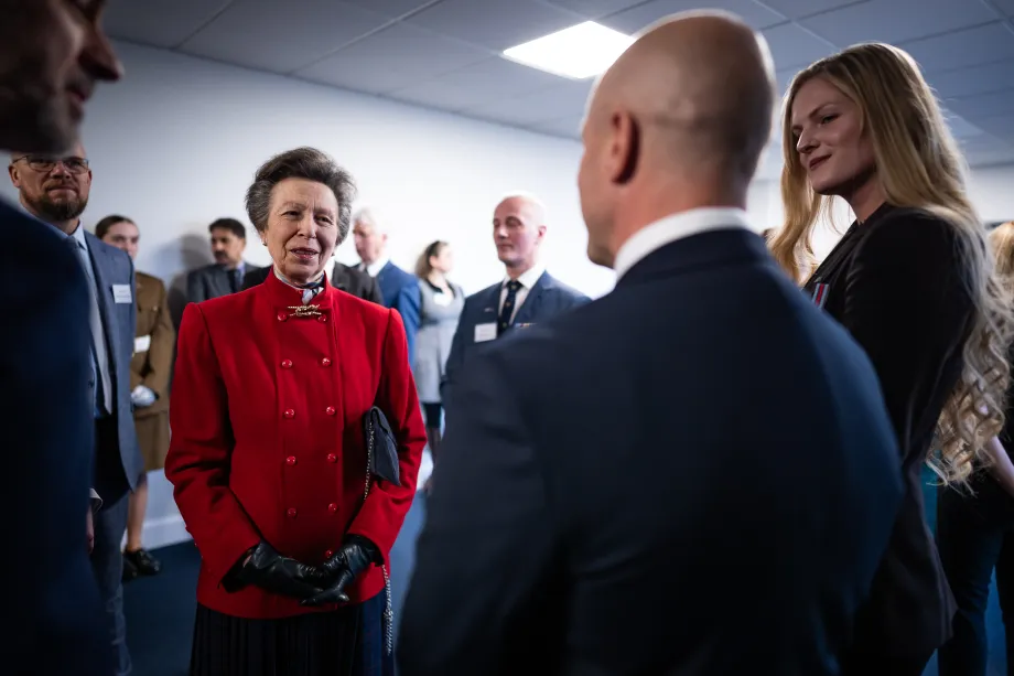 The Princess Royal visits Wings for Warriors. 