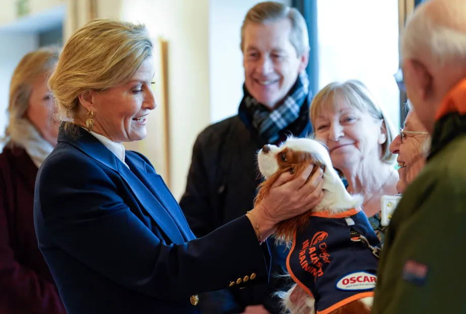 The Duchess of Edinburgh visits Dogs for Autism