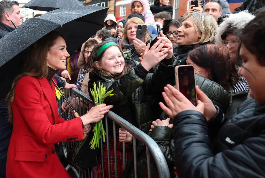 The Prince and Princess of Wales visit Pontypridd