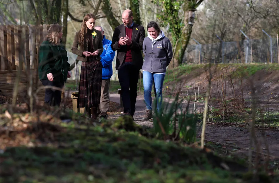 The Prince and Princess of Wales visit Pontypridd