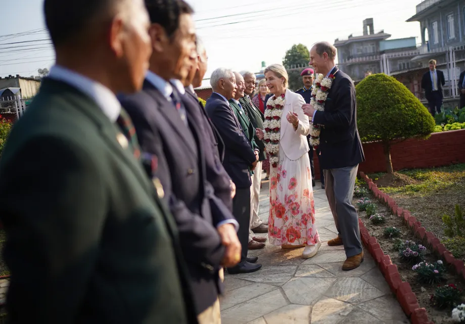 The Duke and Duchess of Edinburgh in Nepal