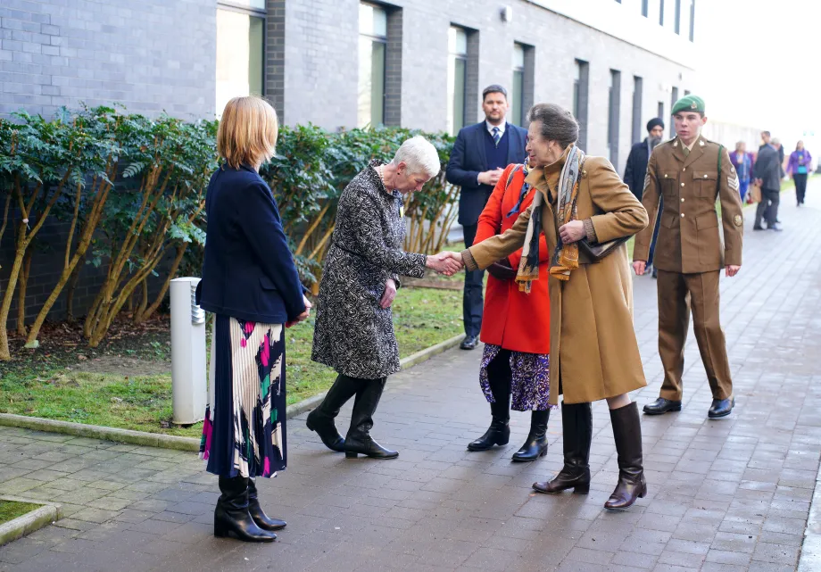The Princess Royal visits Southmead Hospital