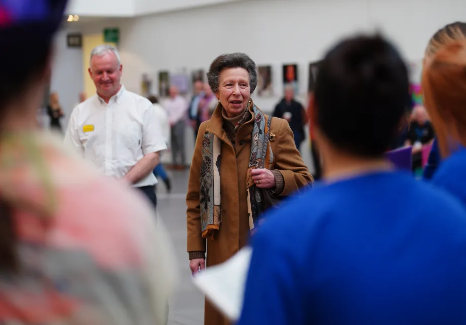 The Princess Royal visits Southmead Hospital