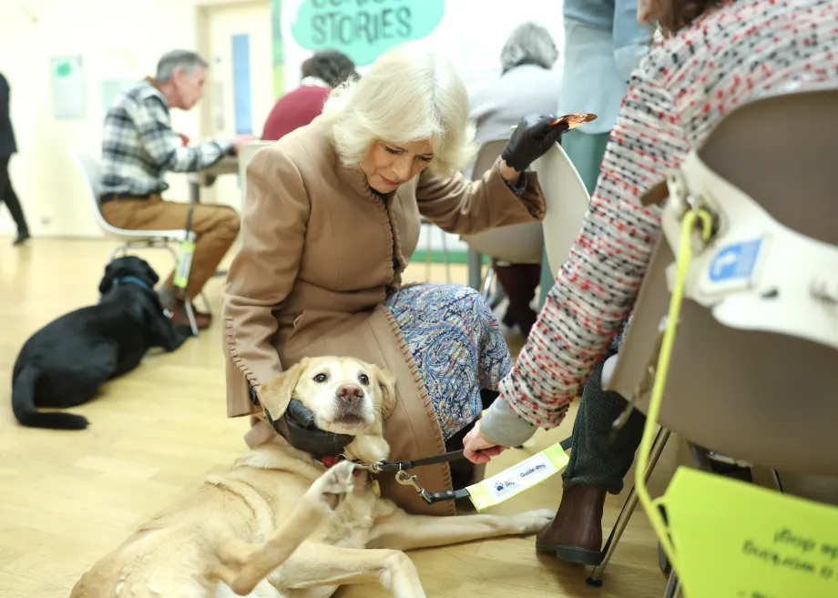 The Queen meets a Guide Dog