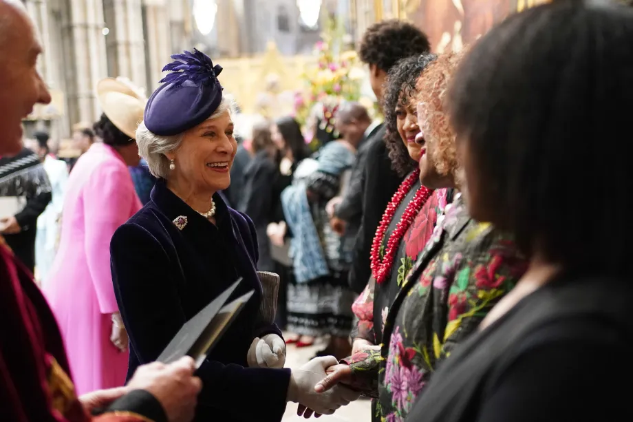 The Duchess of Gloucester at Westminster Abbey