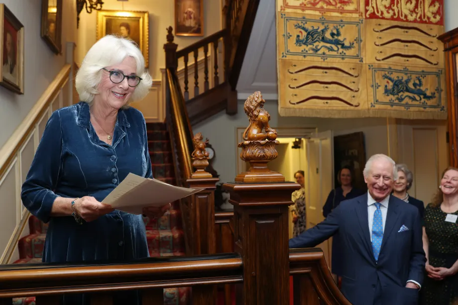 The Queen and King at Clarence House