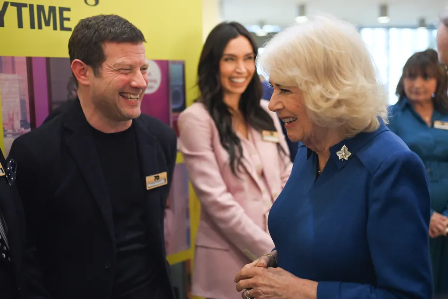 The Queen at a reception to celebrate ITV's 70th anniversary