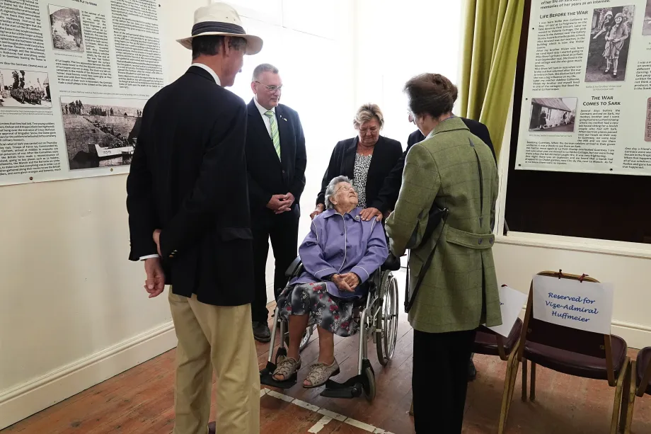 The Princess Royal visits Sark