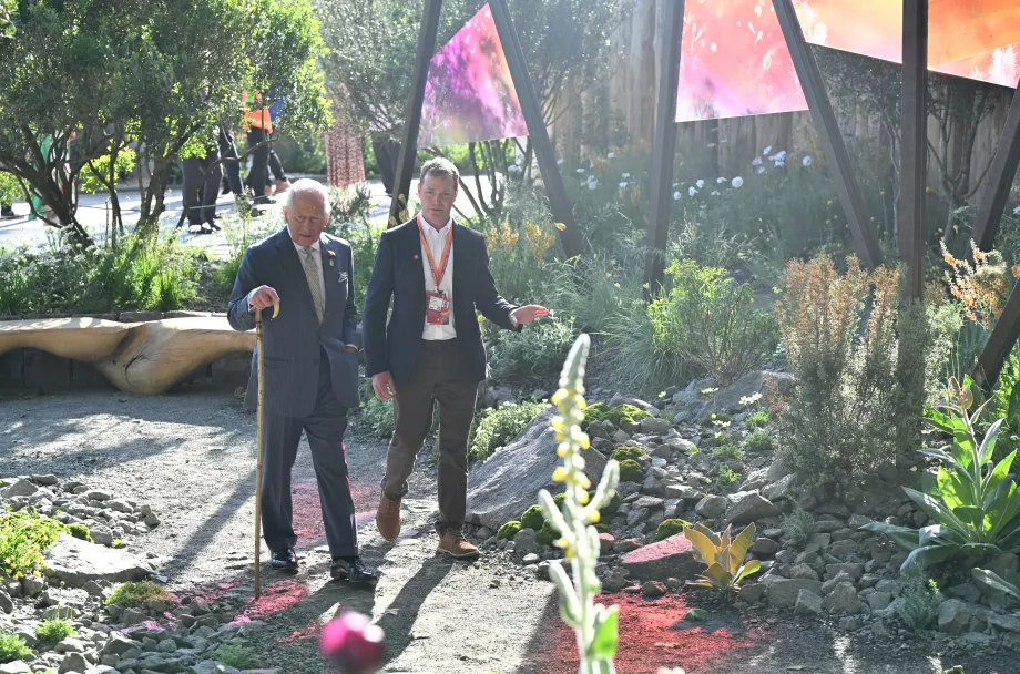 The King at The King's Trust garden